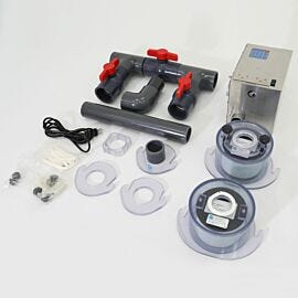 Open/close loop containment system with PVC plumbing, 304 stainless steel filter housing, ULPA filter and brushless DC motor  |  3306-72 displayed