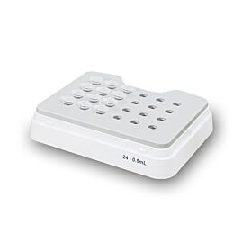 Block, 24x0.5ml (2,000 rpm) for temperature control from 0 to 105°C for use with MultiTherm Touch Shaker; compatible with optional H  |  5323-61 displayed