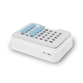 Block, 35x1.5ml (2,000rpm) for temperature control from 0 to 105°C for use with MultiTherm Touch Shaker; compatible with optional Heated Lid (H5100-HL)  |  5323-62 displayed