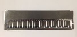 Stainless steel 2" height conductive inlay for easy insertion of  dividers  |  2518-09 displayed