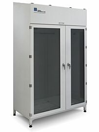 Large Steel Sloped Top Storage Cabinet wtih SDPVC Doors | 4101-20E-HD-220 displayed
