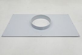 Flange Adapter Module, for Cleanroom A/C Unit, Polypropylene, 39.25W x 24D x 39H