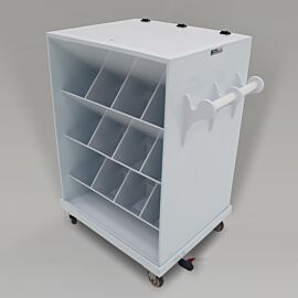 Polypropylene Chemical Transport Carts for Safe Transport with Spill Containment Area  |  3401-31 displayed