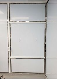Provides quick access via a smaller opening without disassembling entire wall panel, and without moving heavy equipment.  |  6704-04 displayed