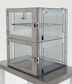 Terra’s two chamber SDPVC IsoDry Desiccator cabinet provides key performance improvements for your most critical humidity requirements  |  3950-10D displayed