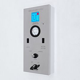 Softwall cleanroom control panel provides centralized control and monitoring of cleanroom functions; status indicator LED blinks when FFU filters need replaceme  |  6600-25A-NS displayed