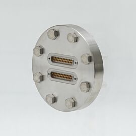 Multi-pin feedthrough on an arcylic vacuum chamber  |  5235-62 displayed