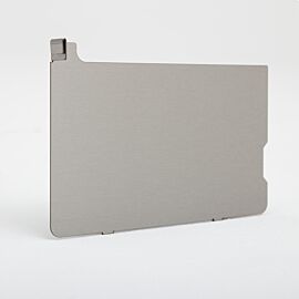 Solid BioSafe® Stainless Steel Adjustable Shelf Divider; 304 Stainless Steel 10"  |  1301-98 displayed
