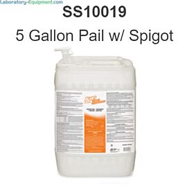 Broad spectrum 5-Gallon Alpet No-Rinse Quat Surface Sanitizer by Best Sanitizers for use with BSX Boot Scrubbers; NSF and EPA #SS10019  |  5608-39 displayed