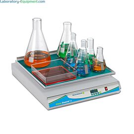 Benchmark Scientific’s Orbi-Shaker™ XL features a large (optional MAGic Clamp™) platform  |  2823-12 displayed