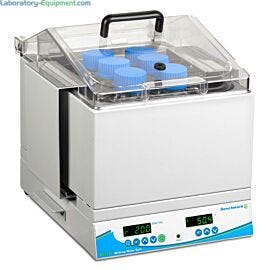 SB-12L Shaking Water Bath features precise temperature control of up to 80°C and the included spring platform accepts tubes, bottles and flasks	  |  2827-10 displayed