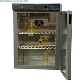 Shel Lab B.O.D. Thermoelectric Cooled Incubator accepts 84 BOD bottles; model includes 2 adjustable shelves with a 35 lb. load capacity | 3901-33 displayed