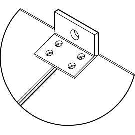 Connecting bracket for side-by-side lockers  |  4102-55 displayed