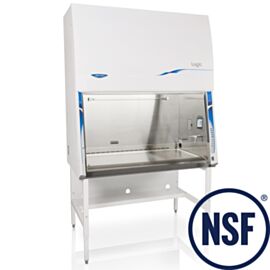 Labconco's Class II A2 biosafety cabinet is made with leak-tight 304 stainless steel and tempered safety glass  |  3642-PP-01 displayed