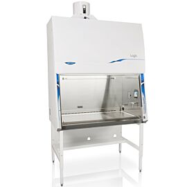 Labconco's Class II B2 biosafety cabinet is made with leak-tight 304 stainless steel and tempered safety glass  |  3651-PP-01 displayed