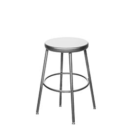 BioFit Ajax Series Low, 18" Desk Height Stool; use in laboratory, cleanroom, or healthcare industries  |  2804-85 displayed