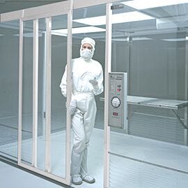 Powder-coated aluminum-Framed Sliding Door