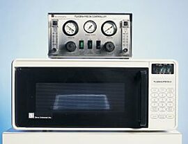 Uses microwave energy (2.45 GHz) to clean contaminants from a wide range of components and materials  |  9505-03 displayed