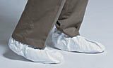 White Tyvek shoe covers are 5 inches (127 mm) high, with low top, PVC soles  |  1860-68 displayed