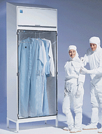 Garment storage cabinet. Product details may differ.