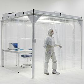 ValuLine Softwall Modular Cleanrooms provide ISO 6 – ISO 8 cleanliness conditions at lower cost