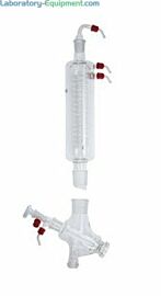 Vertical condensers, vertical-intensive condensers with manifold and dry ice condensers efficiently feed solvent | 6924-26 displayed