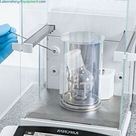 Select Cubis II Ultra Hi-Resolution Micro Balances are upgradable or include a built-in ionizer to remove electrostatic charges from samples; available after pu