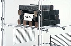 Shelf supports ensure that this plastic chamber holds weight  |  2200-21 displayed
