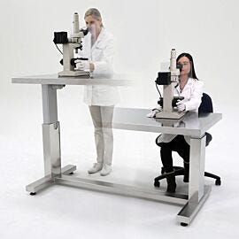 ErgoHeight® tables provide a 15" range of vertical motion; all-stainless steel construction for  |  3504-00A displayed