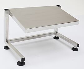 BioSafe® Foot Rest offers all-stainless-steel construction, height adjustability, and non-shedding leveling feet  |  2803-90 displayed