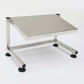 Terra's BioSafe® 304 Stainless Steel Footrests stand up to harsh cleaning agents and provide a firm foot platform while working