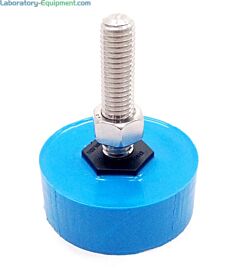 Polyurethane Non Skid Blue Leveling Foot  |  2805-99 displayed