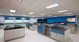 Genie Scientific manufactures cost-efficient and sleek custom casework solutions that maintain the non-contaminated integrity of laboratories