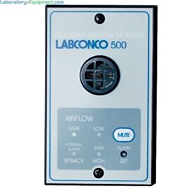 Labconco Guardian 500 Airflow Monitor compatible with Basic Laboratory Hoods  |  3646-PP-04 displayed