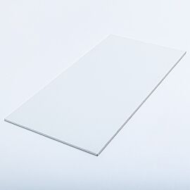Vinyl laminate face of gypsum ceiling panel eliminates additional finishing  |  6705-09 displayed