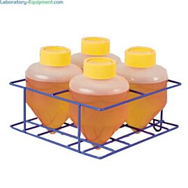 H1000-MR-T600 MAGic Clamp Tube Rack for 4 x 500 ml or 600 ml conical by Benchmark Scientific compatible with Incu-Shaker and Orbi-Shaker models  |  2823-06 displayed