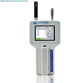 6-channel airborne particle counter with a 0.3 - 10.0 μm sensitivity range and mass concentration mode for spot-checking critical environments and cleanrooms