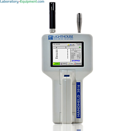 Lightweight 6-channel airborne particle counter with a sensitivity range from 0.3 - 25.0 μm ideal for spot-checking critical environments and cleanrooms