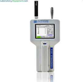 Lightweight and ergonomic 6-channel airborne particle counter with a sensitivity range from 0.5 - 25.0 μm