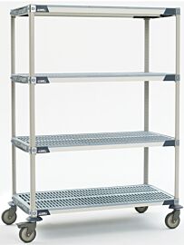 Microban antimicrobial protection built into shelves and touch points provide premium advanced polymer storage system ideal for chemical storage  |  1403-02 displayed