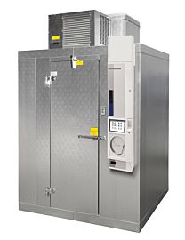 Modular mini cold room featuring ceiling-mounted SciPak™ refrigeration and LogiTemp® Plus digital control system | 6604-71-0606 displayed