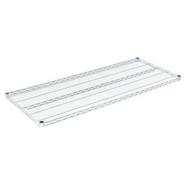 Olympic's open wire carbon-steel shelves with chromate finish allows for air circulation and visibility  |  1303-46 displayed