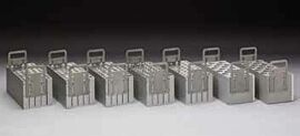 Include stainless steel handles to lift the block in and out of the evaporator  |  6922-92 displayed
