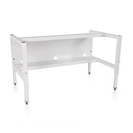 Welded and Non-Welded Telescoping Base Stand with Leveling Feet and Shelf by Labconco compatible with Logic BSCs manufactured after September 2024