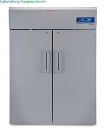 Double-solid door 1447L TSX High-Performance Refrigerator by Thermo Fisher Scientific with 8 shelves and 4 casters; GMP Clean Room Class A/ISO 6 compatible  |  1621-15 displayed