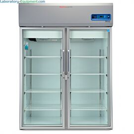 Double-glass door 1447L TSX High-Performance Refrigerator by Thermo Fisher Scientific with 8 shelves and casters; GMP Clean Room Class A/ISO 6 compatible  |  1621-11 displayed