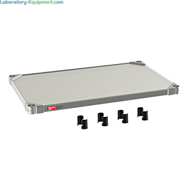 Type 316 Stainless-Steel Autoclavable/Washable Shelf 18" x 30" with corrosion-resistance and raised edges, InterMetro #1830NFS-T316  |  1697-67 displayed