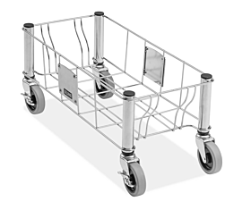 Dolly, 304 Stainless Steel, Single, 20" W x 10" D x 9" H, 150 lbs, Uline  |  1456-40 displayed