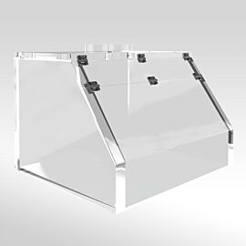 Exhaust duct ventilates hazardous fumes while polycarbonate build resists harsh chemicals and enhances visibility  |  5051-01-PC-W displayed