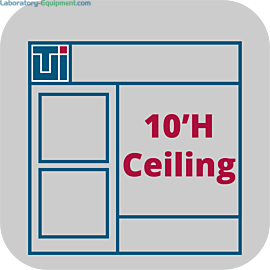 Service to adjust Valuline™ cleanroom heights to 10'H  |  6600-66-VL-10H displayed